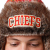 Kansas City Chiefs NFL Wordmark Flannel Trapper Hat