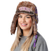Minnesota Vikings NFL Wordmark Flannel Trapper Hat