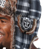 Las Vegas Raiders NFL Wordmark Flannel Trapper Hat