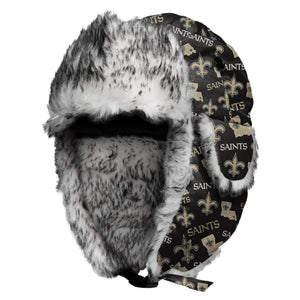 New Orleans Saints NFL Repeat Print Trapper Hat