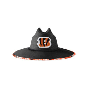 Cincinnati Bengals NFL Team Color Straw Hat