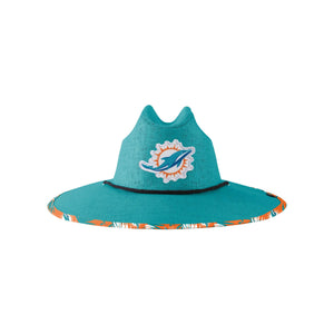 Miami Dolphins NFL Team Color Straw Hat