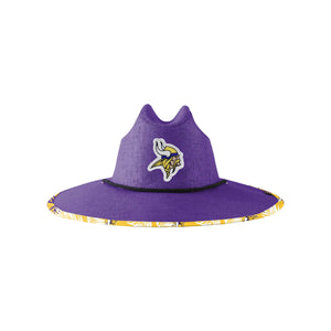 Minnesota Vikings NFL Team Color Straw Hat