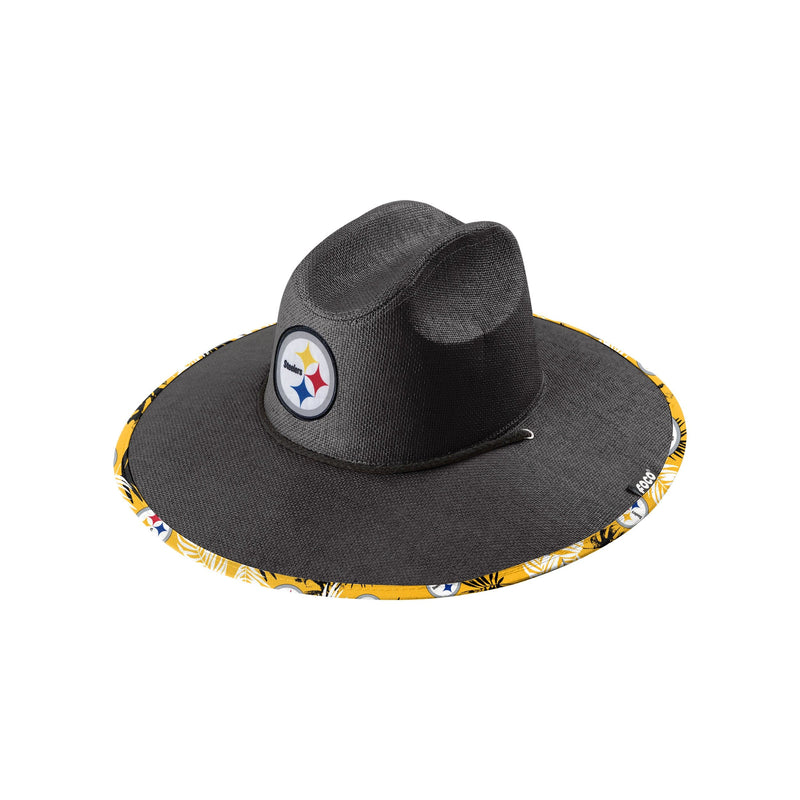 Pittsburgh Steelers NFL Floral Straw Hat