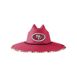 San Francisco 49ers NFL Team Color Straw Hat