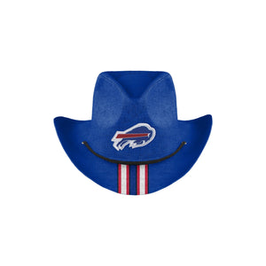Buffalo Bills NFL Team Stripe Cowboy Hat
