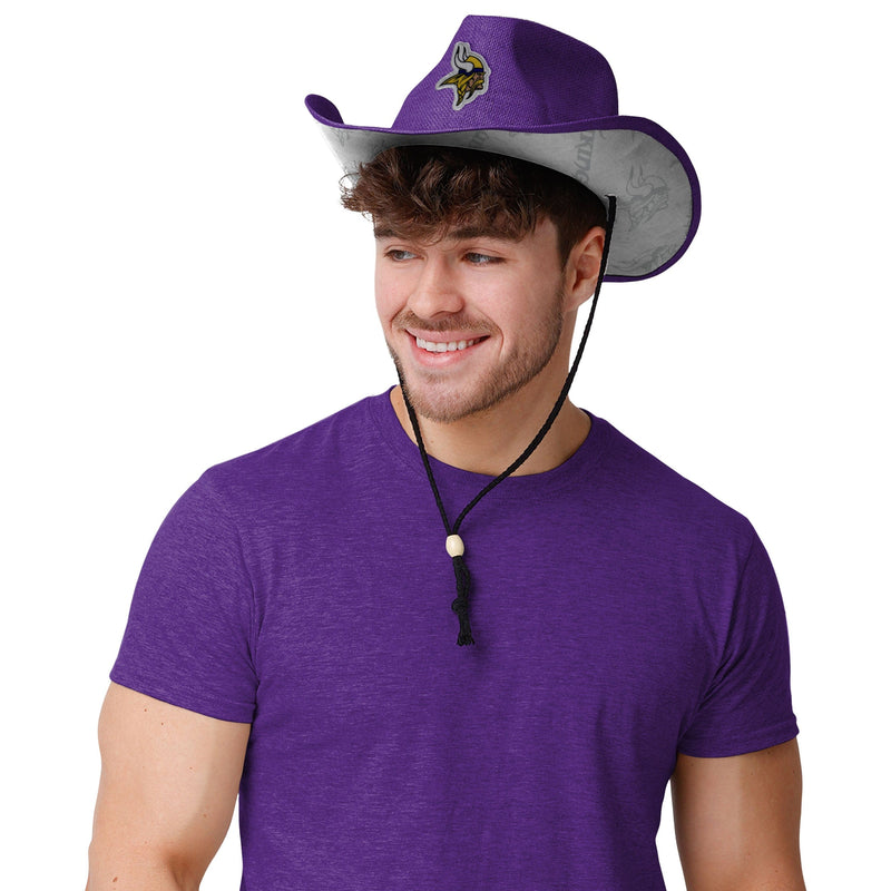 Vikings Minnesota Hat Football Cowboy NFL Black Shirt -   in 2023