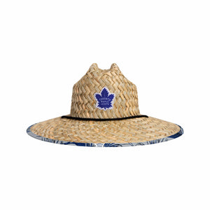 Toronto Maple Leafs NHL Floral Straw Hat