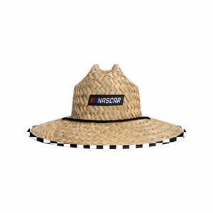 NASCAR Floral Straw Hat