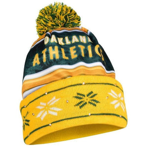Athletics MLB Wordmark Light Up Printed Beanie