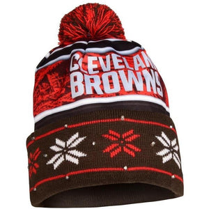 Cleveland Browns NFL Wordmark Light Up Printed Beanie