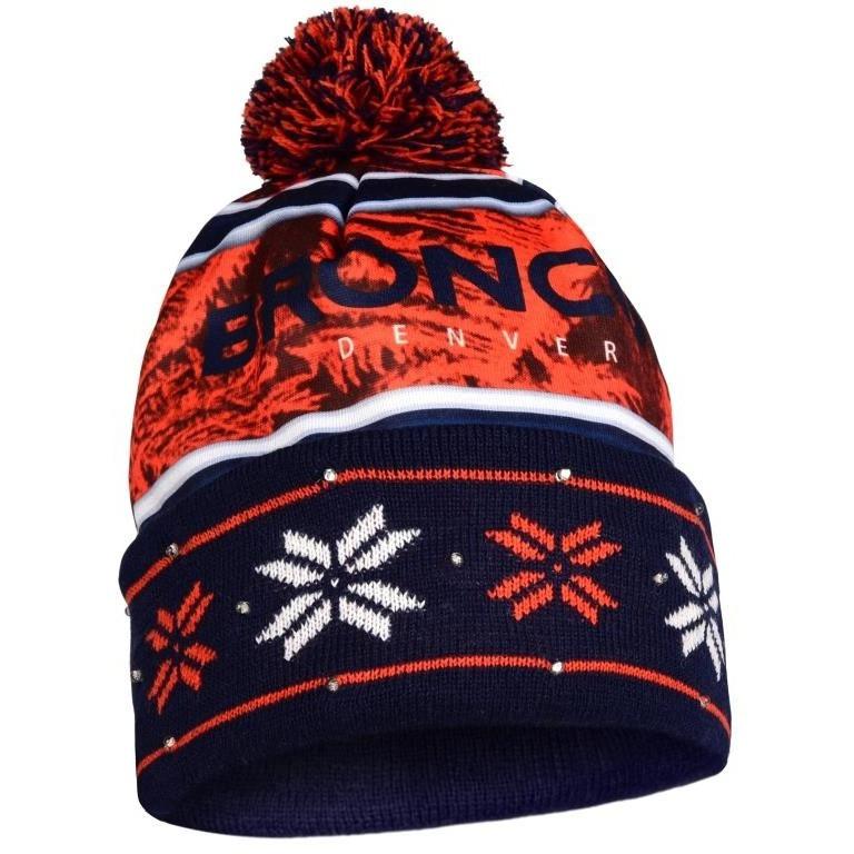 Denver Broncos NFL Wordmark Light Up Printed Beanie