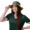 Green Bay Packers NFL Womens Mini Print Hybrid Boonie Hat