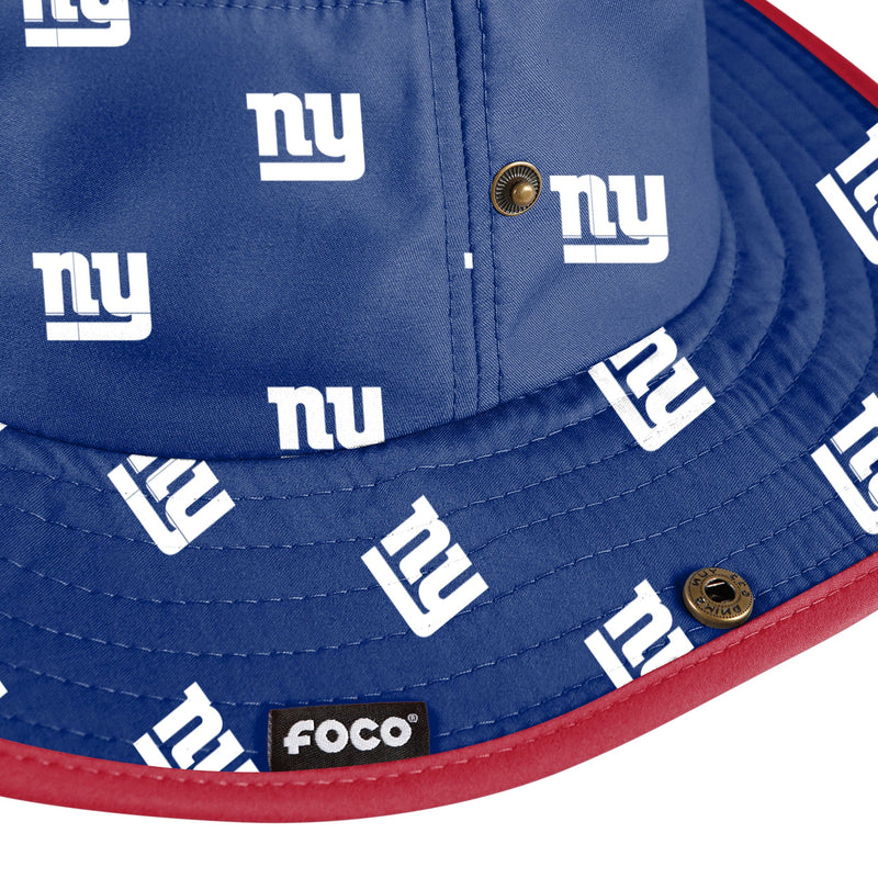 New York Giants NFL Cropped Big Logo Hybrid Boonie Hat