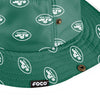 New York Jets NFL Womens Mini Print Hybrid Boonie Hat