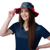 New England Patriots NFL Womens Mini Print Hybrid Boonie Hat