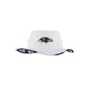 Baltimore Ravens NFL Womens White Hybrid Boonie Hat