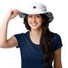 Dallas Cowboys NFL Womens White Hybrid Boonie Hat