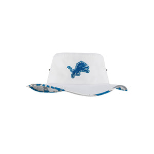 Detroit Lions NFL Womens White Hybrid Boonie Hat