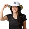 Pittsburgh Steelers NFL Womens White Hybrid Boonie Hat