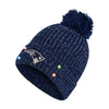 New England Patriots Womens NFL Glitter Knit Light Up Beanie