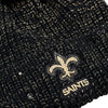 New Orleans Saints Womens NFL Glitter Knit Light Up Beanie