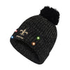 New Orleans Saints Womens NFL Glitter Knit Light Up Beanie