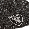 Las Vegas Raiders Womens NFL Glitter Knit Light Up Beanie