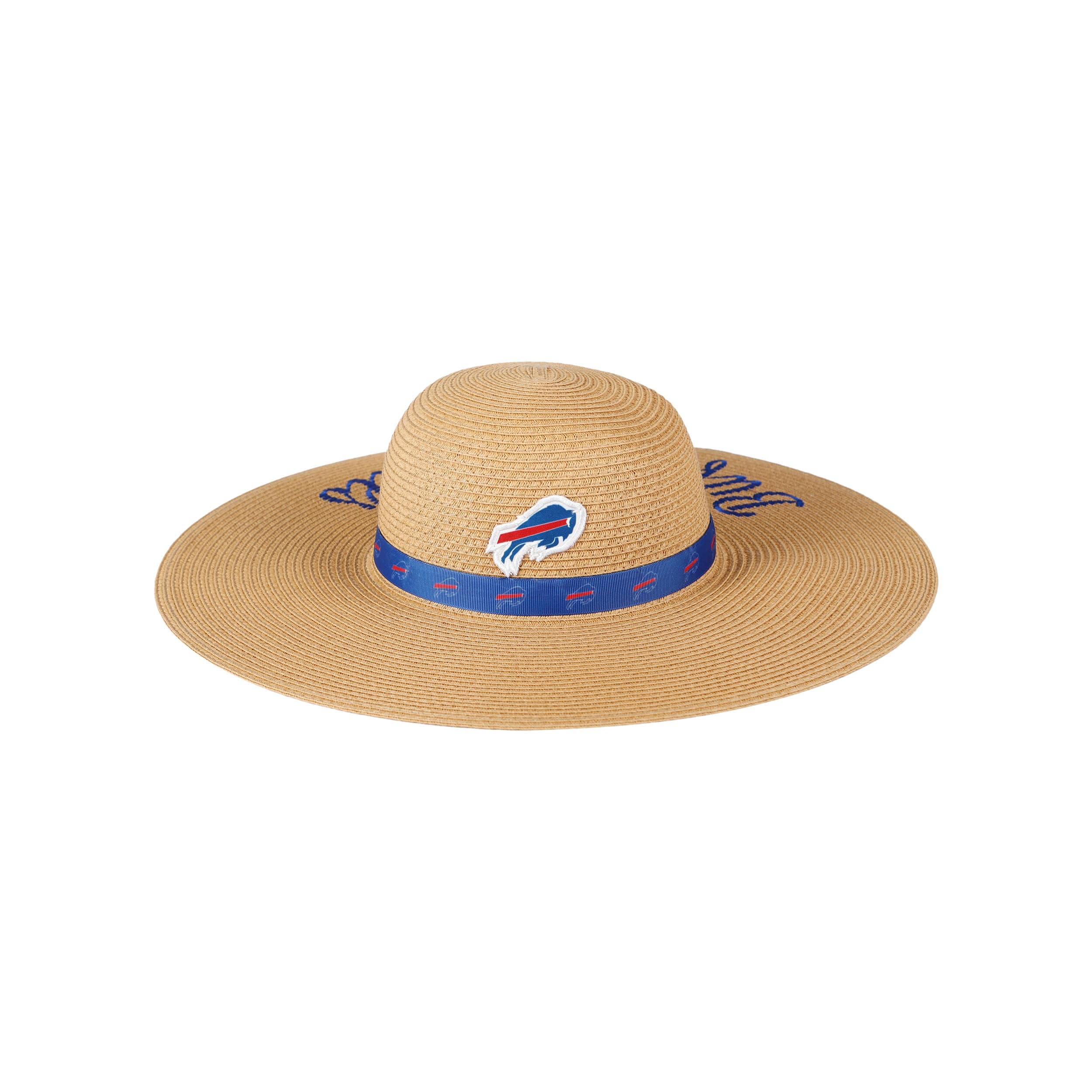 Buffalo Bills Hawaiian Floral Under Brim Straw Hat