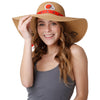 Cleveland Browns NFL Womens Wordmark Beach Straw Hat