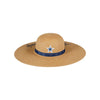 Dallas Cowboys NFL Womens Wordmark Beach Straw Hat