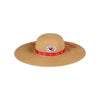 Kansas City Chiefs NFL Womens Wordmark Beach Straw Hat