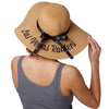 Las Vegas Raiders NFL Womens Wordmark Beach Straw Hat