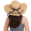 Philadelphia Eagles NFL Womens Wordmark Beach Straw Hat