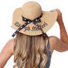 Pittsburgh Steelers NFL Womens Wordmark Beach Straw Hat