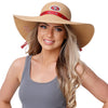 San Francisco 49ers NFL Womens Wordmark Beach Straw Hat