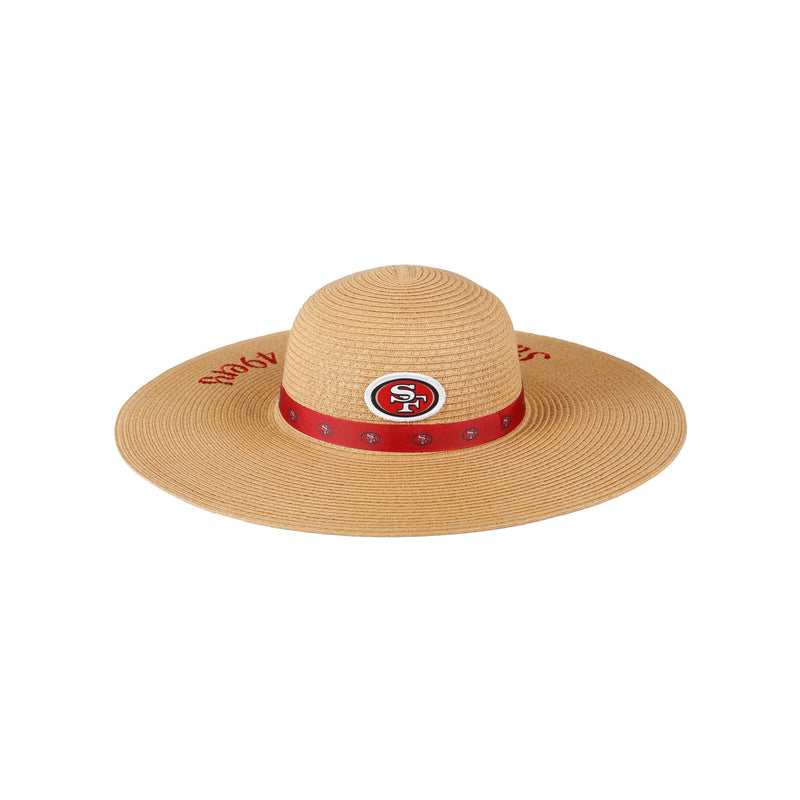 Las Vegas Raiders Womens Wordmark Beach Straw Hat