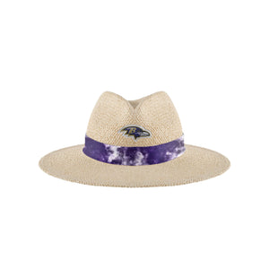 Dallas Cowboys NFL Womens Tie-Dye Ribbon Straw Hat