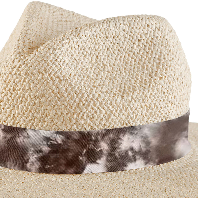 Cleveland Browns NFL Womens Tie-Dye Ribbon Straw Hat