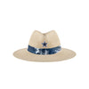 Dallas Cowboys NFL Womens Tie-Dye Ribbon Straw Hat