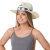 Los Angeles Chargers NFL Womens Tie-Dye Ribbon Straw Hat