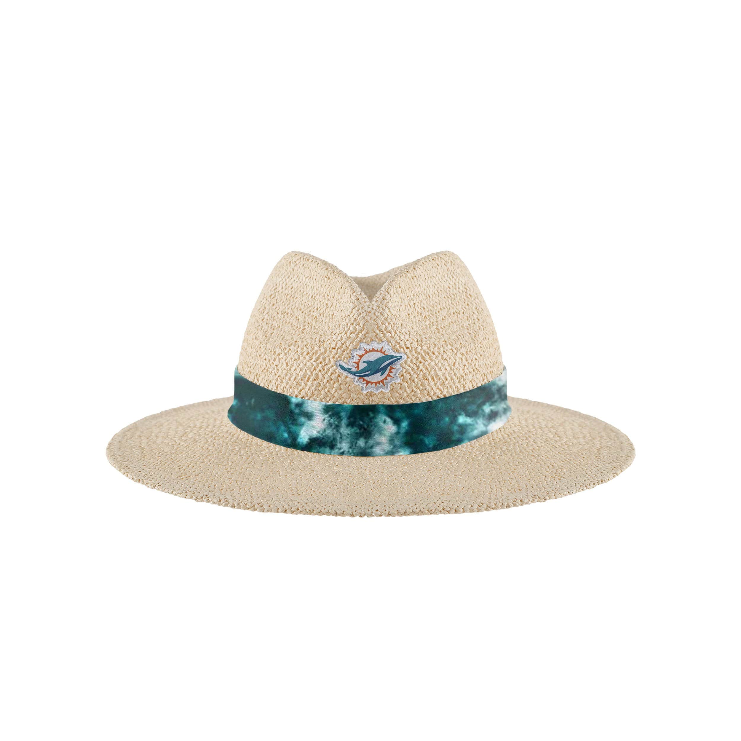 Miami Dolphins NFL Floral Straw Hat