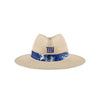 New York Giants NFL Womens Tie-Dye Ribbon Straw Hat