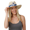 New York Giants NFL Womens Tie-Dye Ribbon Straw Hat