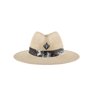 New Orleans Saints NFL Womens Tie-Dye Ribbon Straw Hat