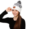 Cincinnati Bengals NFL White Stripe Light Up Beanie