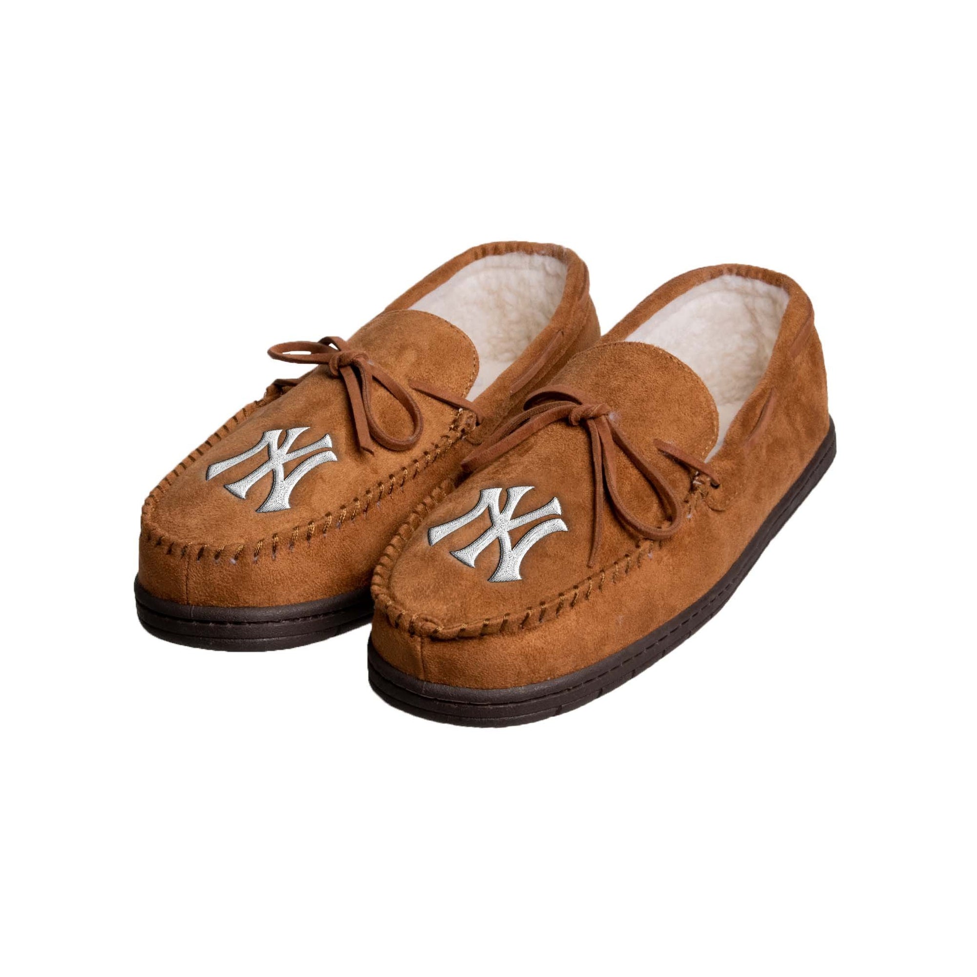 New York Yankees MLB Mens Moccasin Slippers