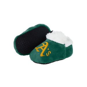 Athletics MLB Logo Baby Bootie Slipper