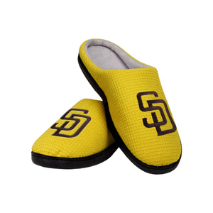 San Diego Padres MLB Mens Memory Foam Slide Slippers