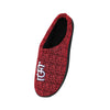 St Louis Cardinals MLB Mens Poly Knit Cup Sole Slippers